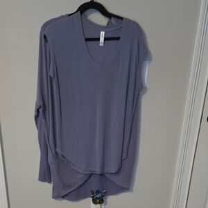 Athleta Lavender Long Sleeve Top